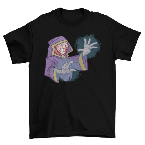 Cool Fashion Wizard Witch Sorcerer Doing magic Man Fantasy t-shirt