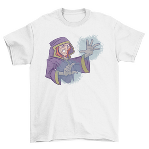 Cool Fashion Wizard Witch Sorcerer Doing magic Man Fantasy t-shirt