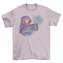 Load image into Gallery viewer, Cool Fashion Wizard Witch Sorcerer Doing magic Man Fantasy t-shirt
