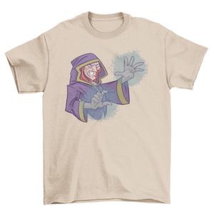 Cool Fashion Wizard Witch Sorcerer Doing magic Man Fantasy t-shirt