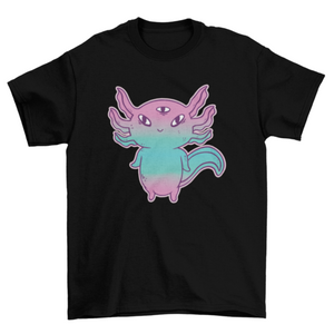 Cute axolotl t-shirt design