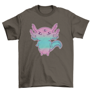 Cute axolotl t-shirt design