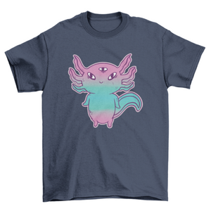 Cute axolotl t-shirt design