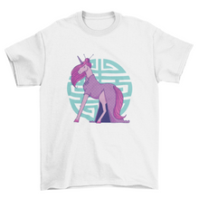 Load image into Gallery viewer, Cheongsam unicorn t-shirt design
