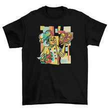 Load image into Gallery viewer, Cubist pizza t-shirt
