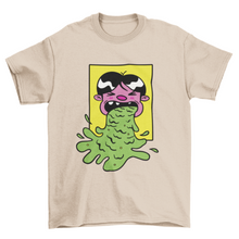 Load image into Gallery viewer, Cartoon vomit t-shirt
