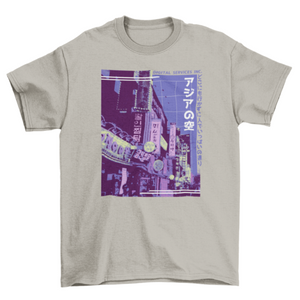 Asian street vaporwave t-shirt