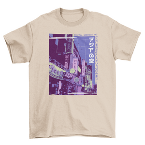 Asian street vaporwave t-shirt