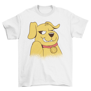 Dogecoin dog t-shirt