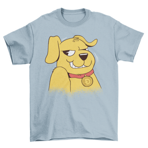 Dogecoin dog t-shirt