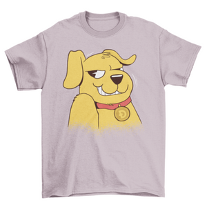 Dogecoin dog t-shirt