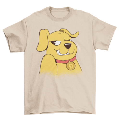 Dogecoin dog t-shirt