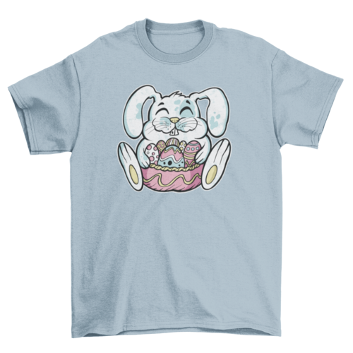 Easter bunny cartoon t-shirt