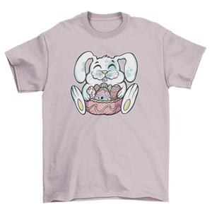 Easter bunny cartoon t-shirt