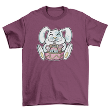 Load image into Gallery viewer, Easter bunny cartoon t-shirt
