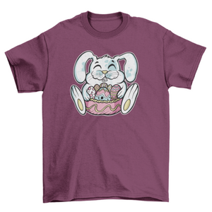 Easter bunny cartoon t-shirt