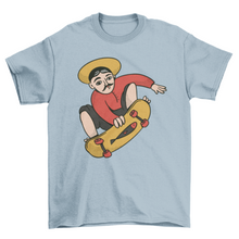 Load image into Gallery viewer, Fisherman skater character t-shirt
