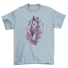 Load image into Gallery viewer, Zipper cat t-shirt
