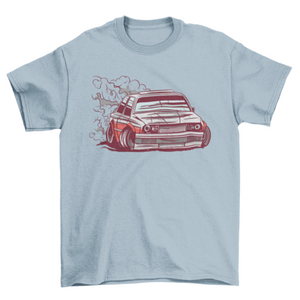 Car motorsport drifting t-shirt design