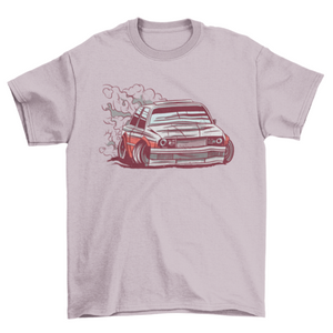 Car motorsport drifting t-shirt design