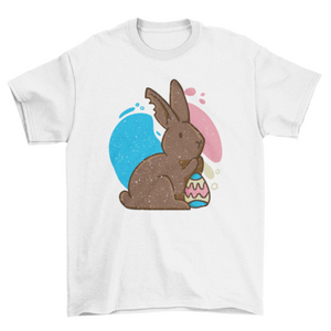 Chocolate bunny t-shirt design