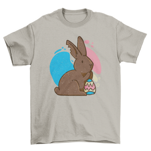 Chocolate bunny t-shirt design