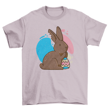 Load image into Gallery viewer, Chocolate bunny t-shirt design
