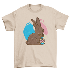 Chocolate bunny t-shirt design