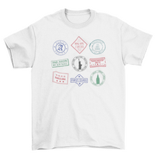 Load image into Gallery viewer, New Mexico Passport stamps travel t-shirt
