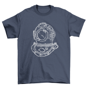 New Mexico Diving helmet t-shirt design