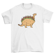 Load image into Gallery viewer, Dinosaur taco t-shirt
