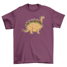 Load image into Gallery viewer, Dinosaur taco t-shirt
