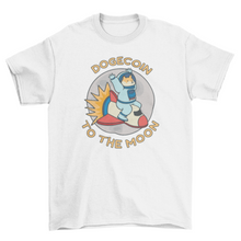 Load image into Gallery viewer, Dogecoin astronaut crypto t-shirt
