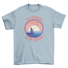 Load image into Gallery viewer, Dad and daughter fishing t-shirt
