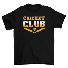 Load image into Gallery viewer, Cricket sport club quote t-shirt
