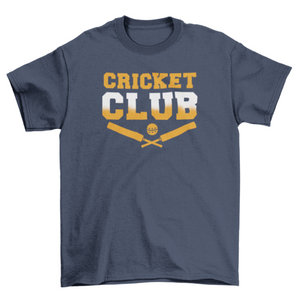 Cricket sport club quote t-shirt