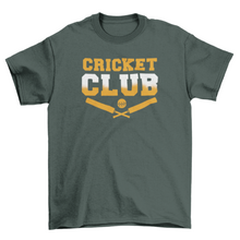 Load image into Gallery viewer, Cricket sport club quote t-shirt
