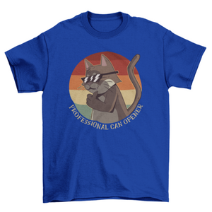 Cool cat retro sunset t-shirt