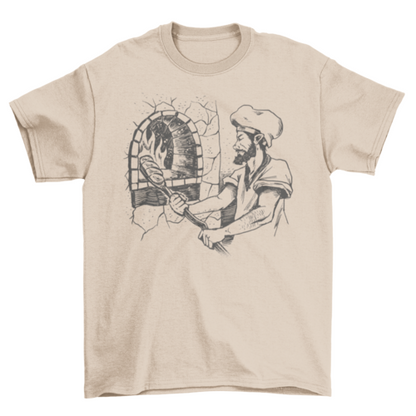 New Mexico Baker Working Hand Drawn | T-shirt