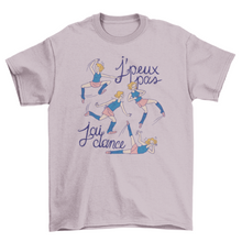 Load image into Gallery viewer, Clumsy ballet dancer girl t-shirt design
