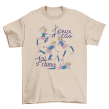 Load image into Gallery viewer, Clumsy ballet dancer girl t-shirt design
