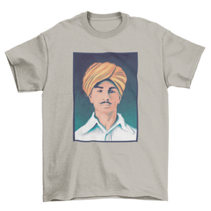 Amazing Indian portrait Bhagat Singh T-shirt