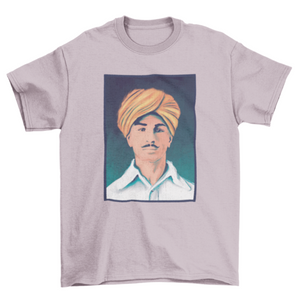 Amazing Indian portrait Bhagat Singh T-shirt