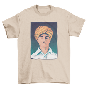 Amazing Indian portrait Bhagat Singh T-shirt