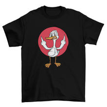 Load image into Gallery viewer, Angry cartoon duck t-shirt
