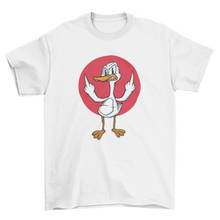 Load image into Gallery viewer, Angry cartoon duck t-shirt
