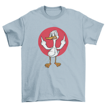 Load image into Gallery viewer, Angry cartoon duck t-shirt
