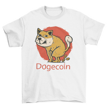 Load image into Gallery viewer, Dog pooping cryptocurrency t-shirt
