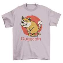 Load image into Gallery viewer, Dog pooping cryptocurrency t-shirt
