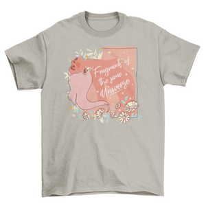 Girl universe mental health t-shirt